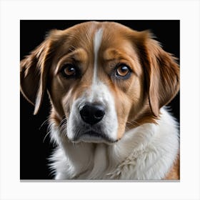 Portrait Of A Dog 2 Canvas Print