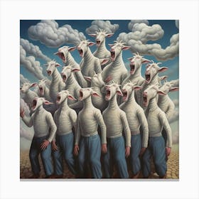 'The Flock' Canvas Print