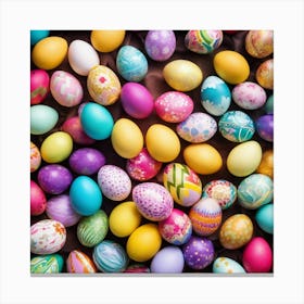 Colorful Easter Eggs 6 Canvas Print