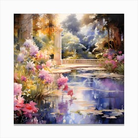 Ethereal Waves: Artistic Bliss Canvas Print