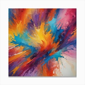 Abstract Painting 200 Canvas Print