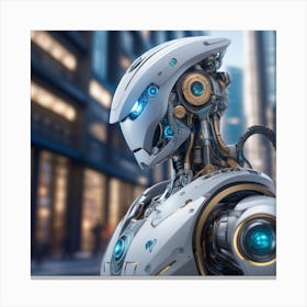 Futuristic Robot 14 Canvas Print