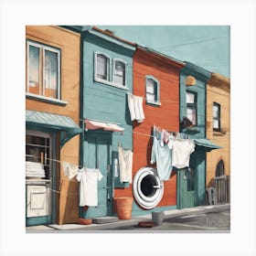 Laundry Metal Print Canvas Print