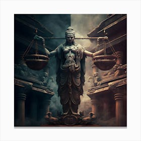 Justice Canvas Print