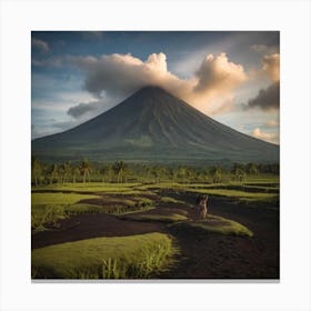 Volcano Canvas Print