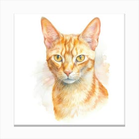 Mandalay Cat Portrait 1 Canvas Print