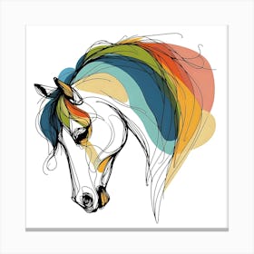 Creative Horse Visual 21 Canvas Print