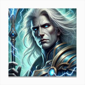 Warden Aethon Portrait Canvas Print