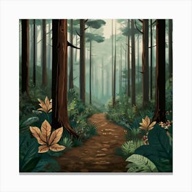 Forest Path 1 Canvas Print