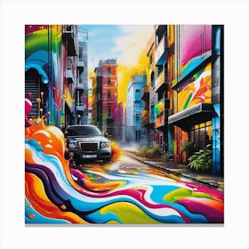 Street Art 3 Canvas Print