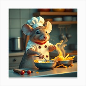 Asm A Mouse Wear Like A Chef Cooks In The Kitchen 47a6167b F239 4958 98ee 3550512828f0 Canvas Print