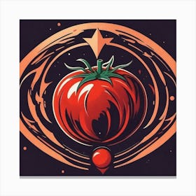 Tomato In Space Canvas Print