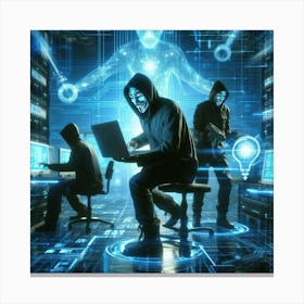 Cyber - Thief Canvas Print