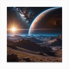 Milky Way Canvas Print