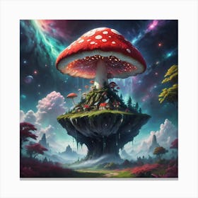 Mushroom Island 1 Canvas Print