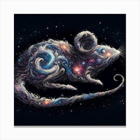 Galaxy Rat Canvas Print