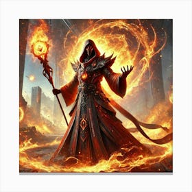 Converted Inferno Image 1 Canvas Print