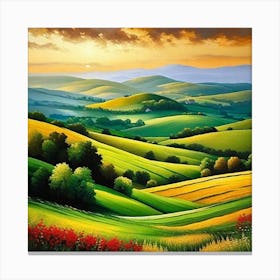 Landscape Painting 159 Canvas Print