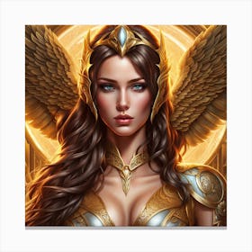 Angel with wings Canvas Print