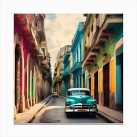 Cuba Stock Videos & Royalty-Free Footage Canvas Print