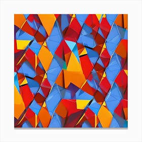 Abstract Geometric Pattern 2 Canvas Print