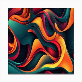 Abstract Abstract Painting 2 Canvas Print