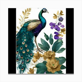 Peacock 10 Canvas Print