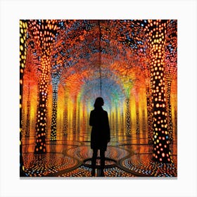 Kaleidoscope Forest 3 Canvas Print