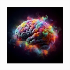 Colorful Brain 1 Canvas Print