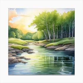 Landscape Painting 5 Canvas Print