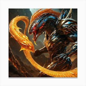 Dragon gf Canvas Print