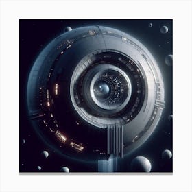 Futuristic Spaceship 35 Canvas Print