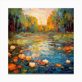 Ethereal Echoes: Monet's Masterpiece Canvas Print