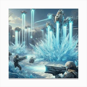 Icebound Order Water Based Arsenal Canvas Print