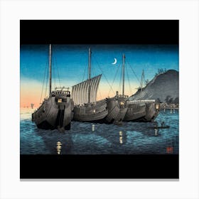 Taiwanese Ships Canvas Print