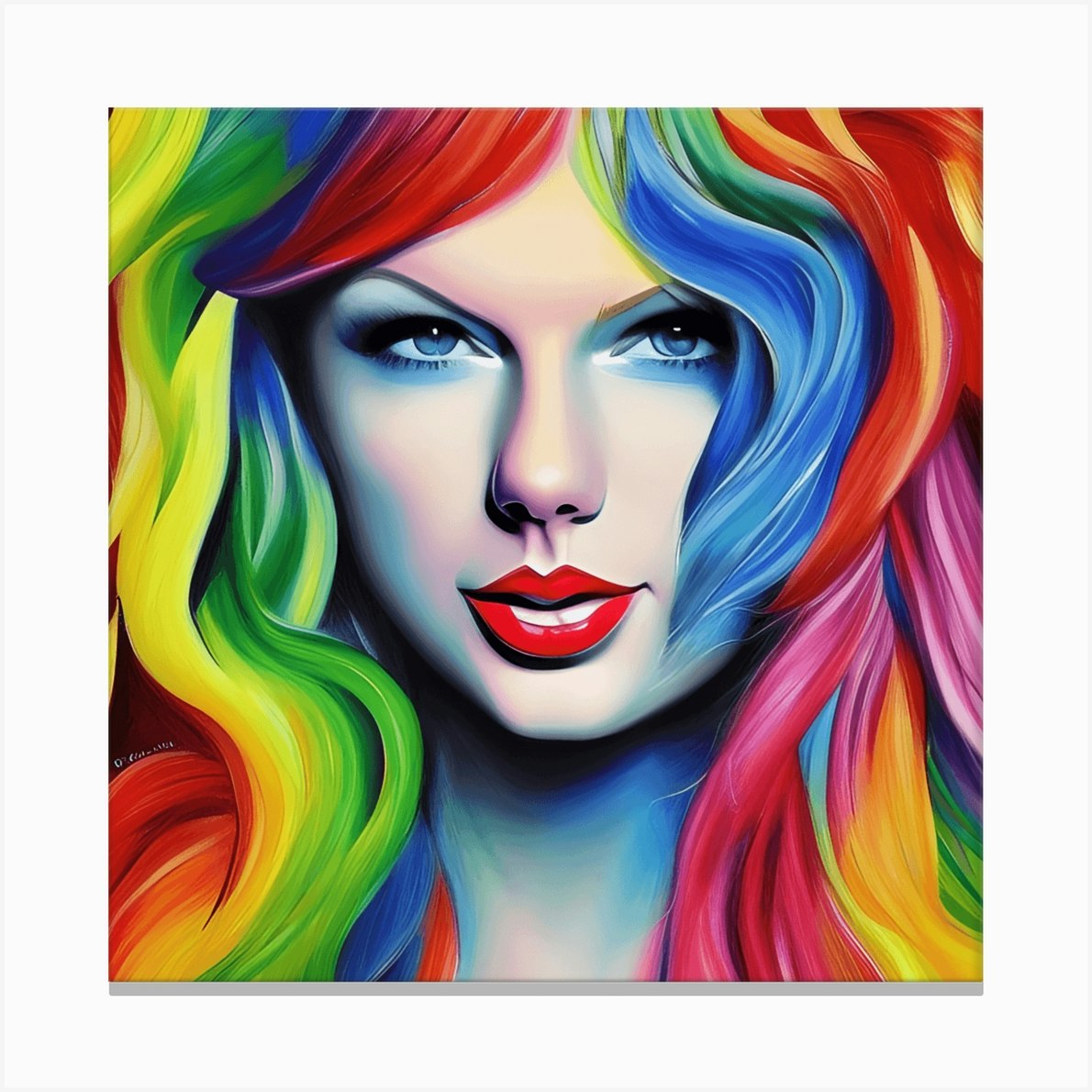 taylor swift pop art painting