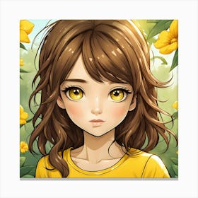 Chibi Blossoms Canvas Print