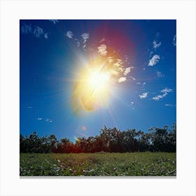 Sun Shines In The Sky Canvas Print