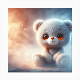 Cute Teddy Bear 2 Canvas Print