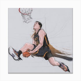 Basketball   Aaron Gordon Dunk Square Canvas Print