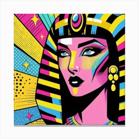 Pop Egyptian Doaa Twilight Canvas Print