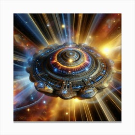 Spaceship 18 Canvas Print