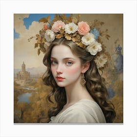 Aphrodite Painting Canvas Print