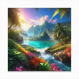 Tropical Paradise 7 Canvas Print