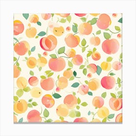 Peach Watercolor 1 Canvas Print