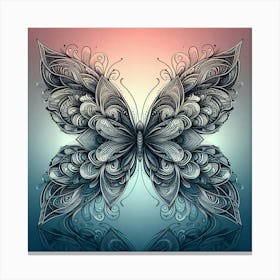 Symmetry Butterfly Art 3 Canvas Print