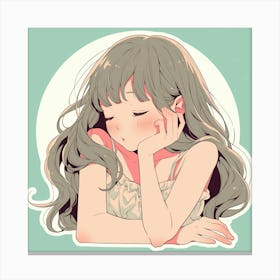 Anime Girl Canvas Print