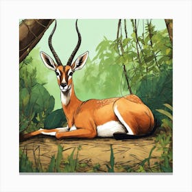 Antelope Canvas Print