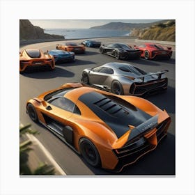 Mclaren Supercars Canvas Print