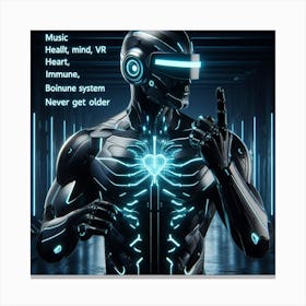 Cyborg 32 Canvas Print